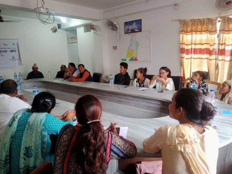 जलवायु परिवर्तनको प्रभाव सामना गर्नको लागि अपाङ्गता भएका व्यक्तिहरुको आर्थिक सशक्तीकरण परियोजना” को परिचयात्मक गोष्ठी